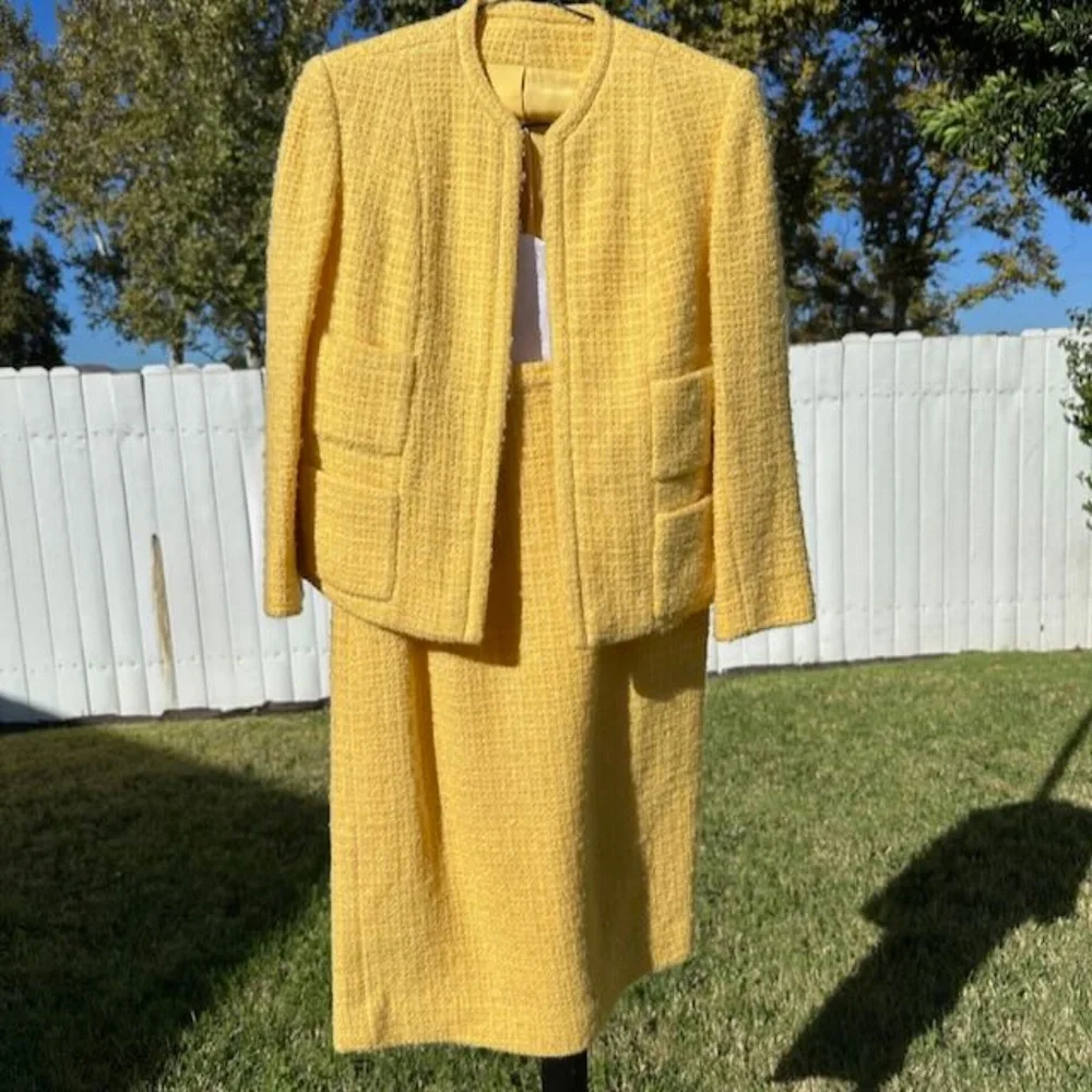 VINTAGE Lemon Suit - Picture 2 of 12